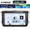  XTRONS UAH85MTVL 8.0" VOLKSWAGEN, SEAT, SKODA Multimeedia Android 15.0 Octa-Core 4G 