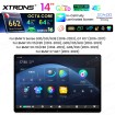  Xtrons HM140B 14.0" Android-põhine tagaistme meelelahutussüsteem pööratava ekraaniga, Android 16.0 