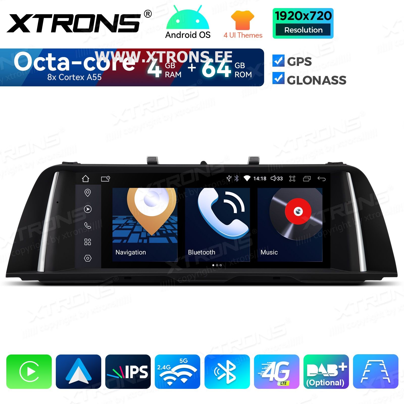 XTRONS QDB10FVCI
