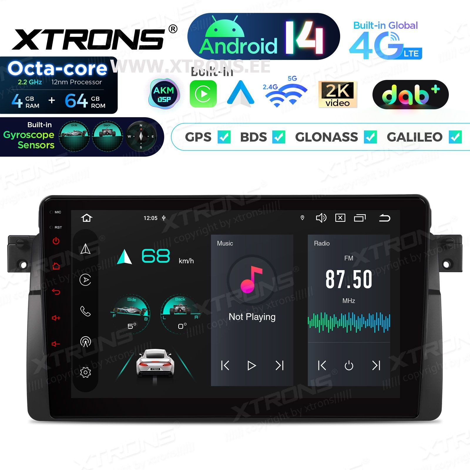 XTRONS PXP9446BGDAB