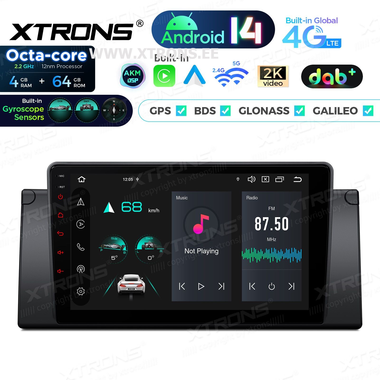 XTRONS PXP9439BGDAB