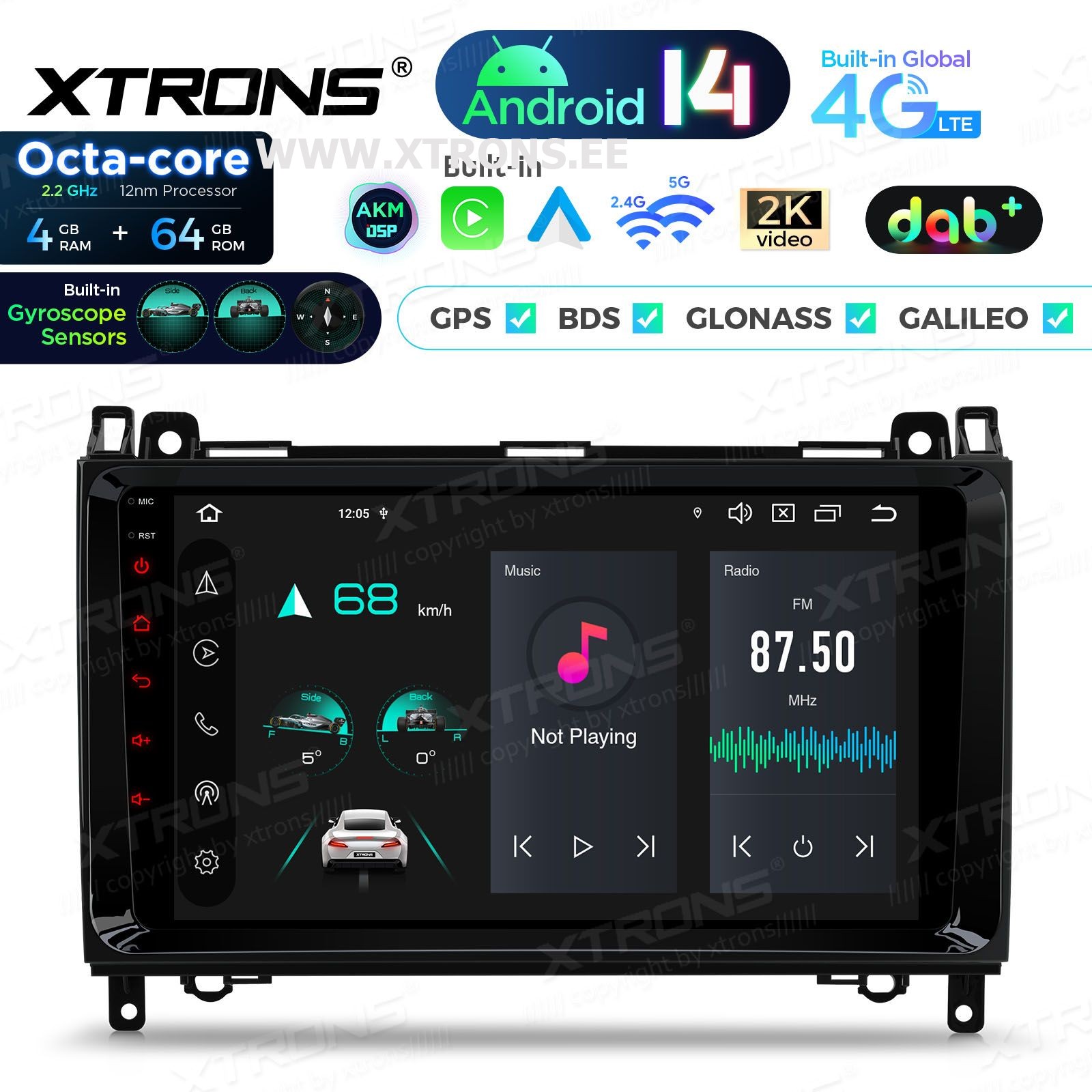 XTRONS PXP94M245GDAB