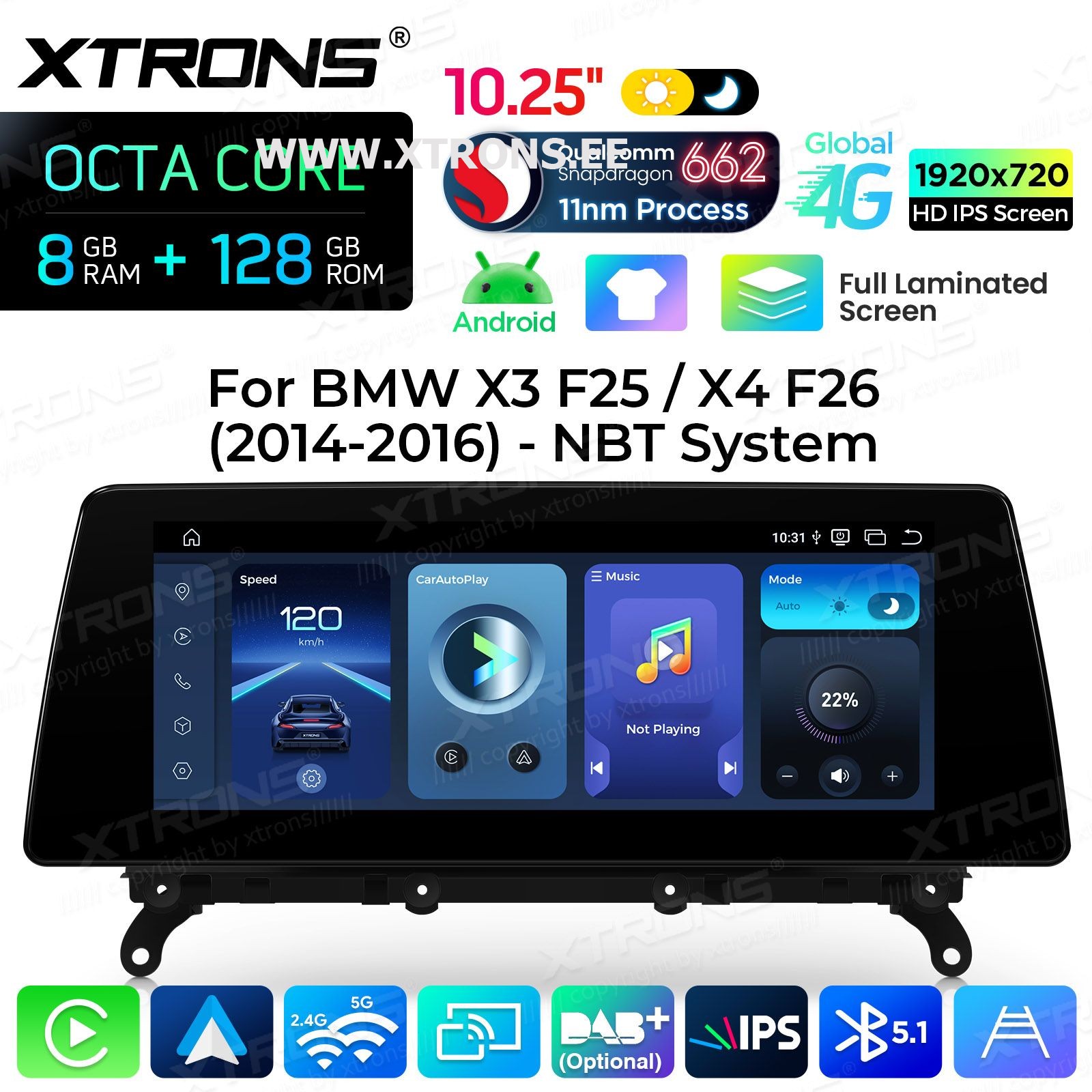 XTRONS QBBH14NB12X3