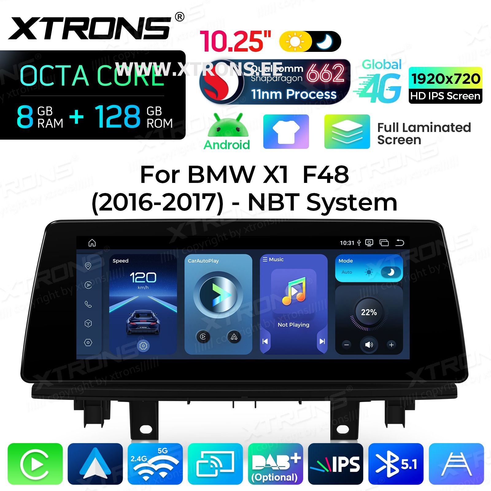 XTRONS QBBH14NB12X1N