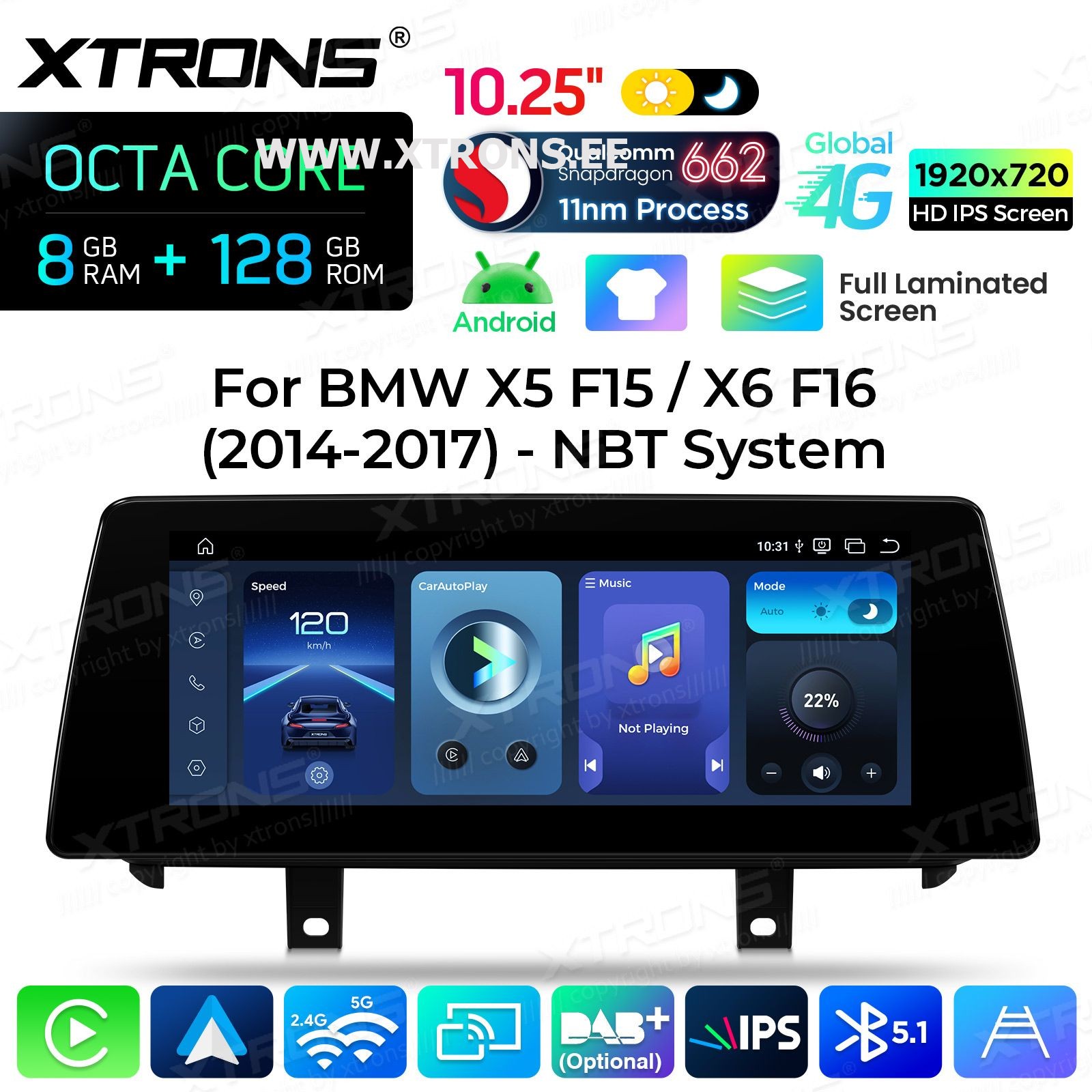XTRONS QBBH14NB12X5N