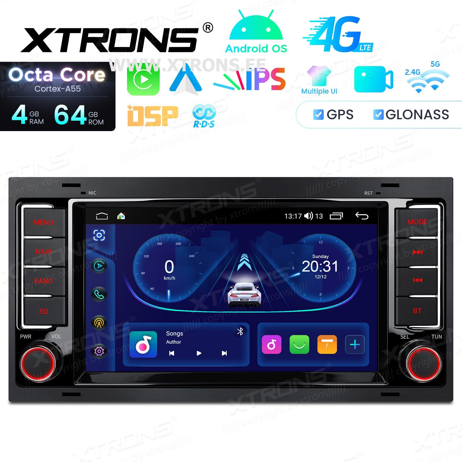 XTRONS ID70TRVL