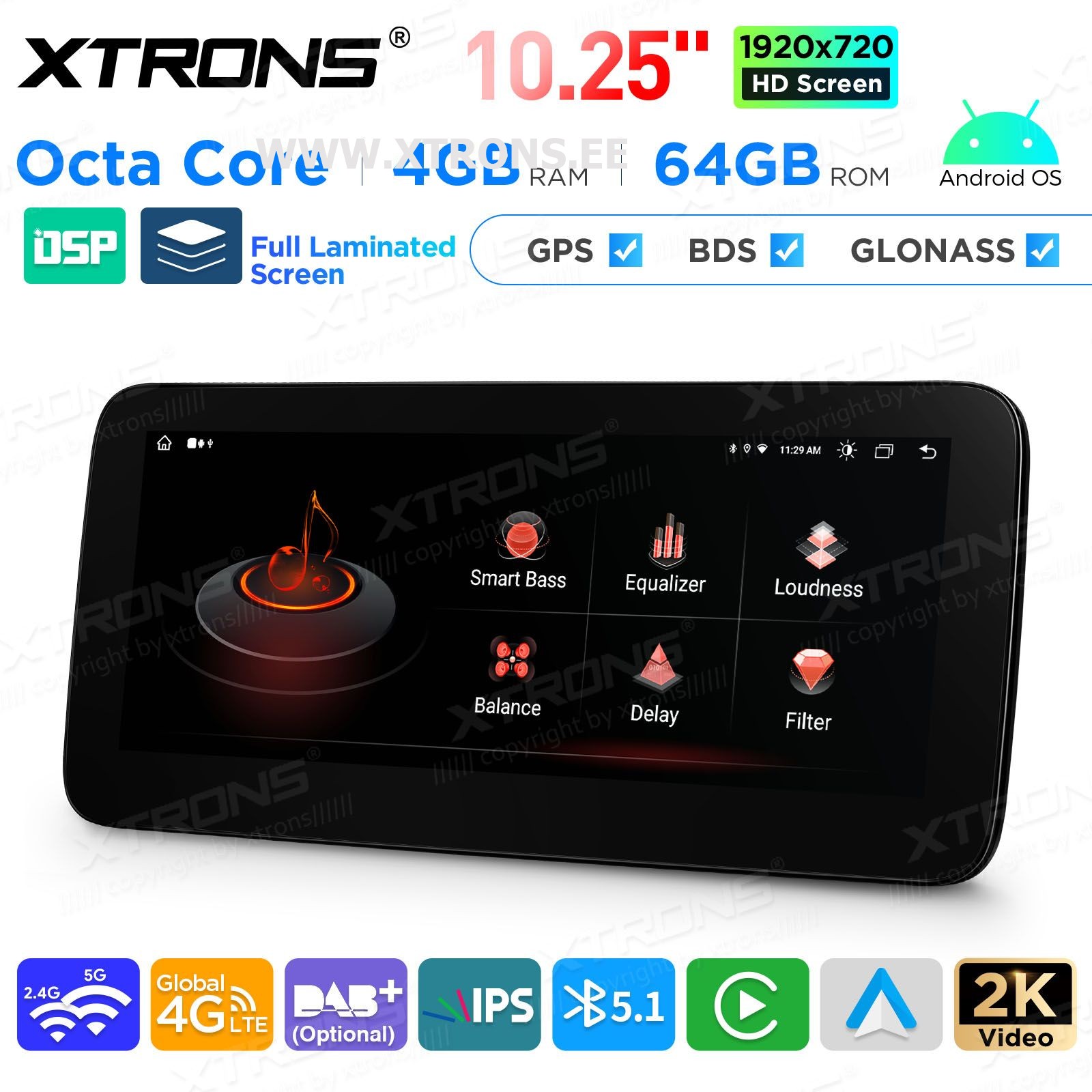 XTRONS QAMS1445M12ECL