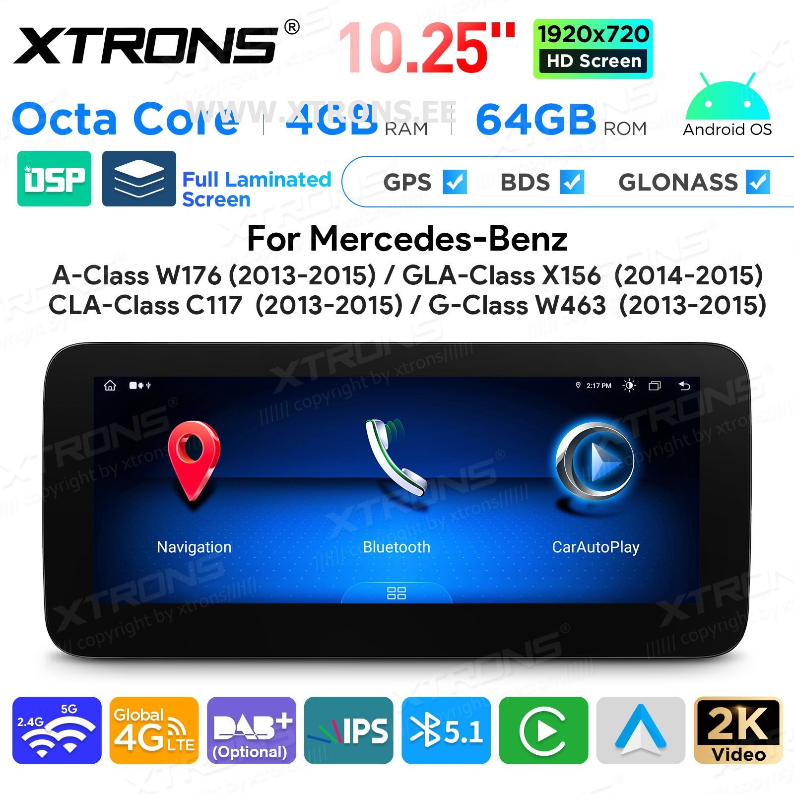 XTRONS QAMS1445M12EL