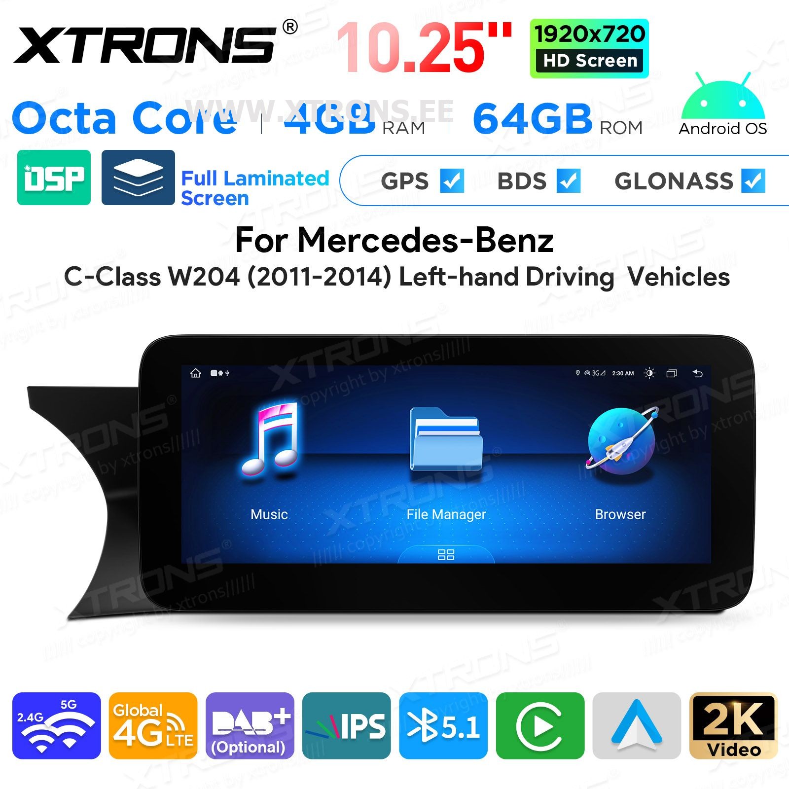 XTRONS QAMS1445M12C45L