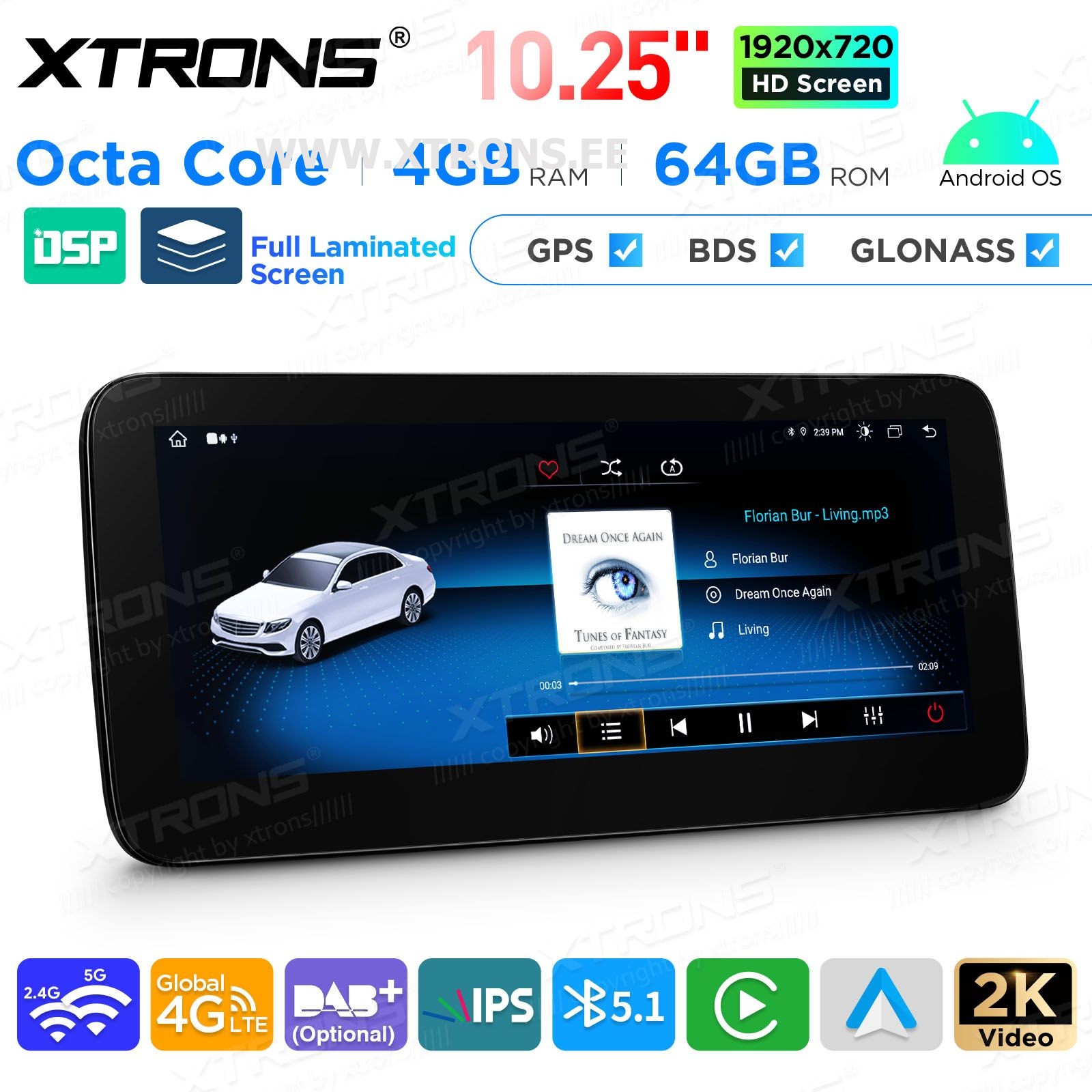 XTRONS QAMS1450M12ECL