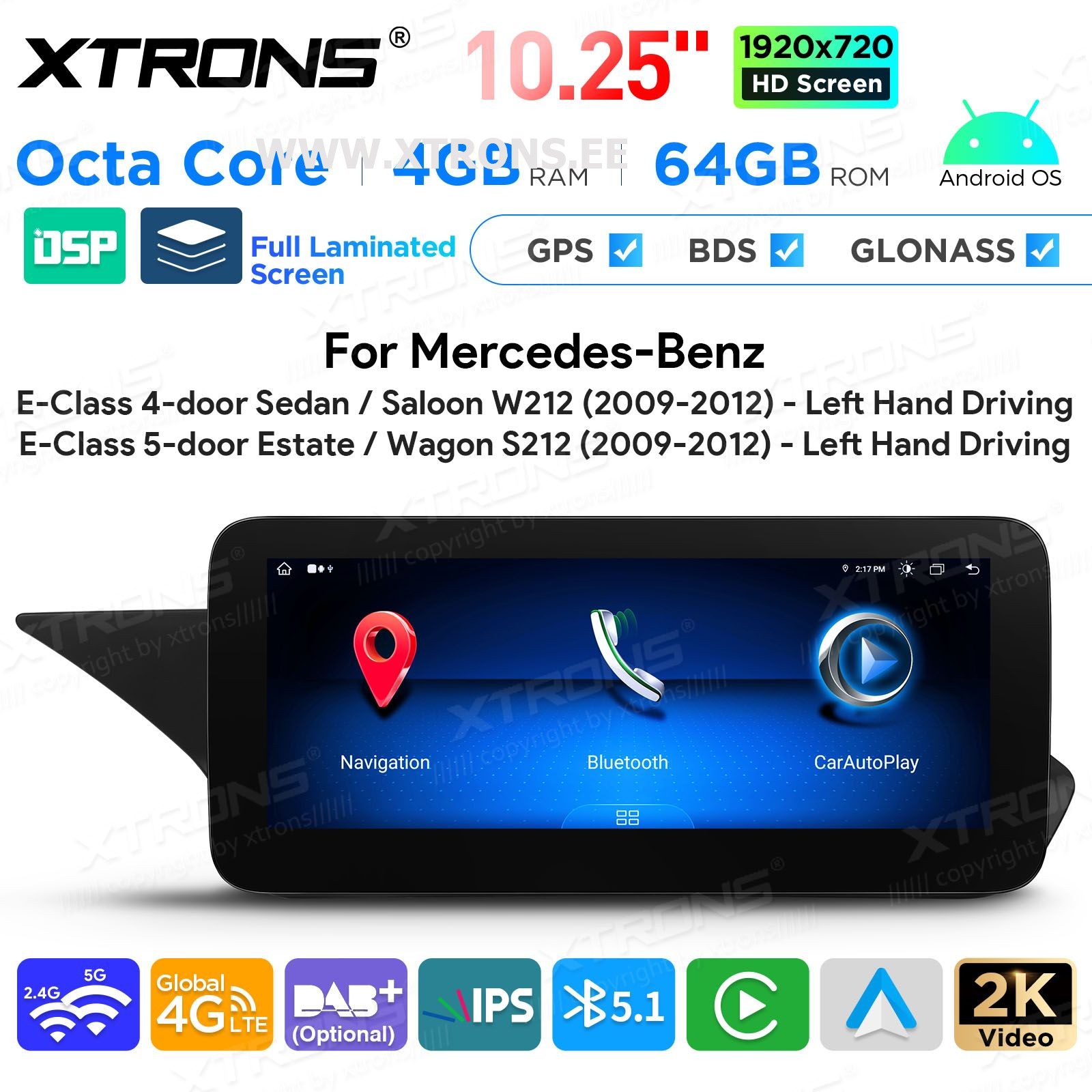 XTRONS QAMS1440M12EL