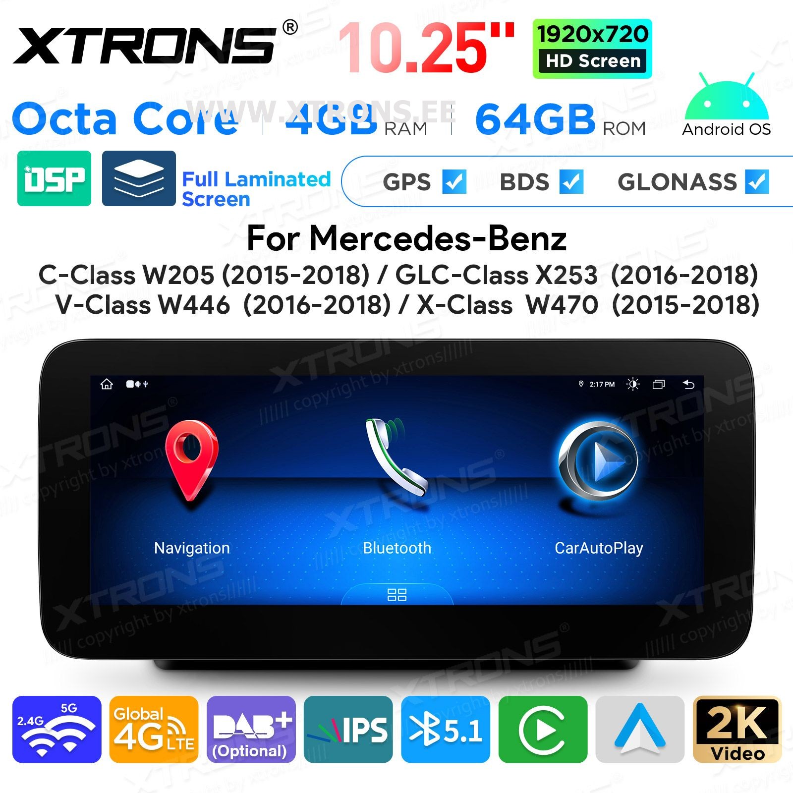 XTRONS QAMS1450M12C5