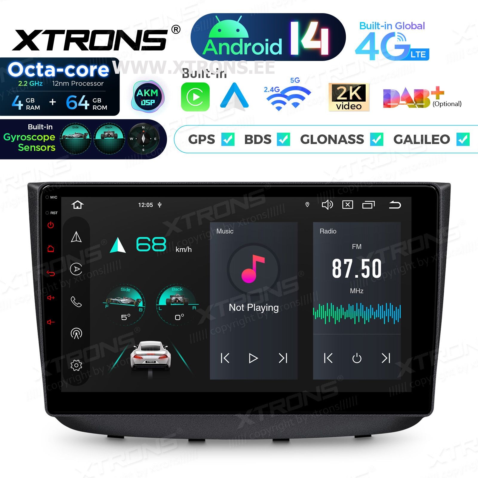 XTRONS PXP14M639GDAB