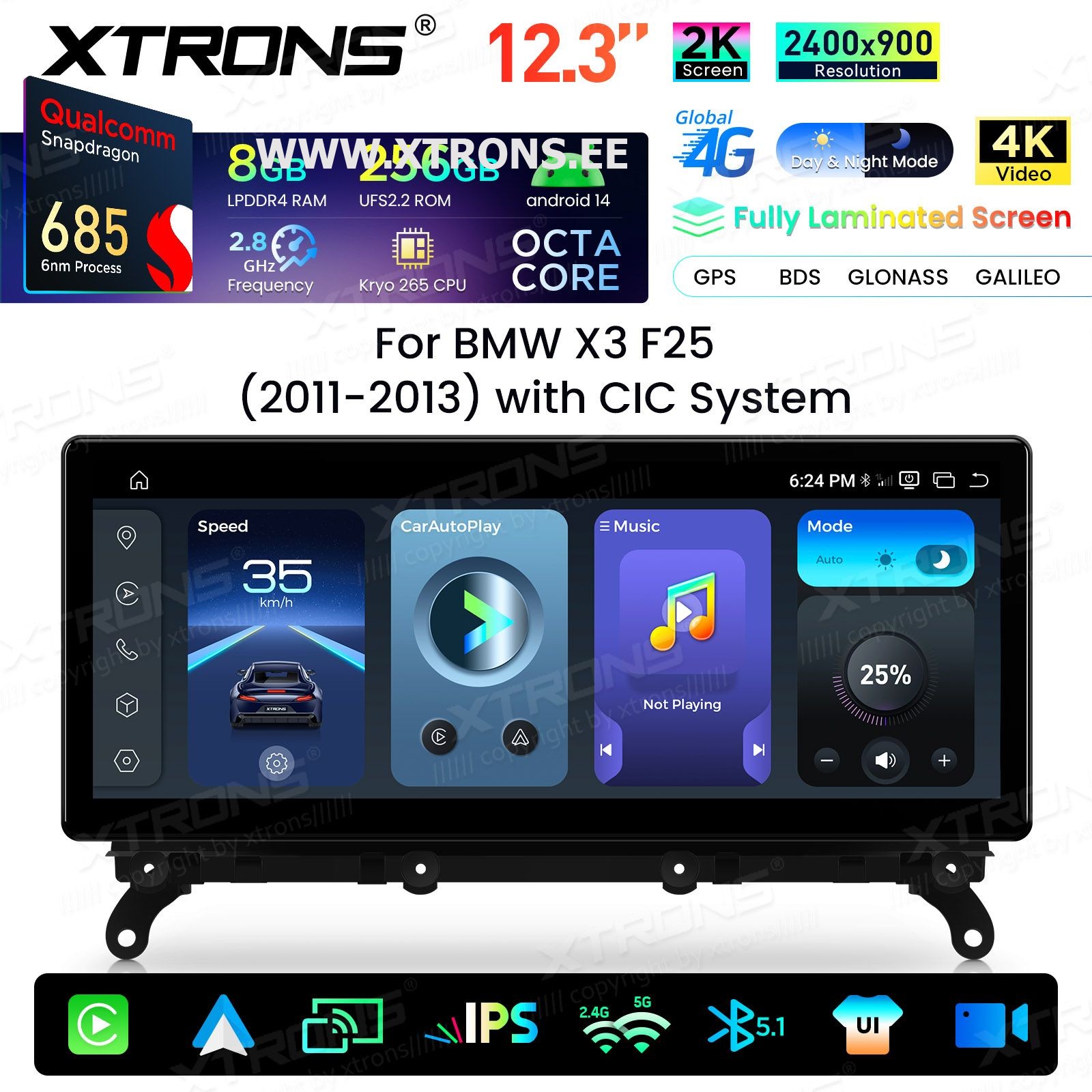 XTRONS QWBX24CIB12X3