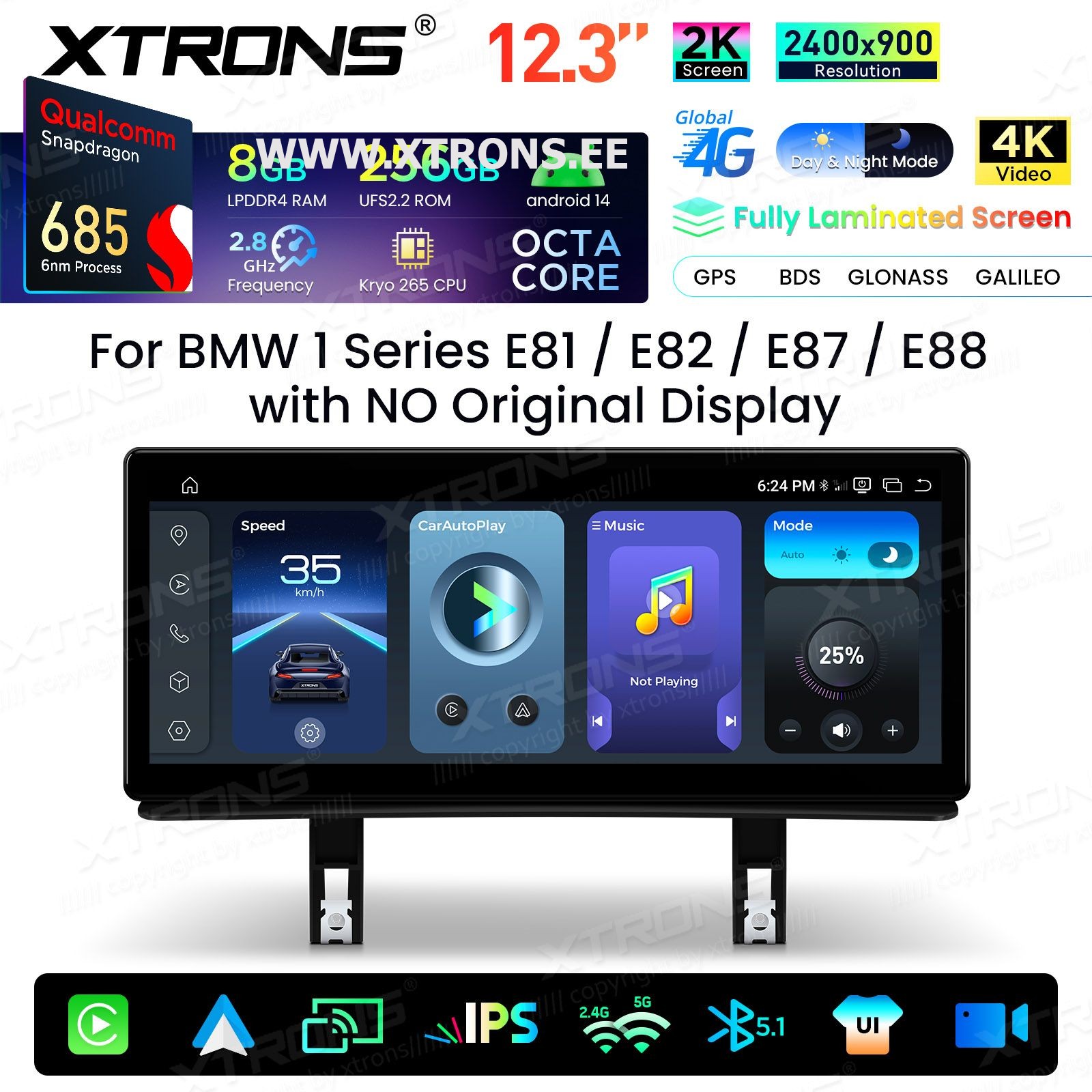 XTRONS QWBX24UMB12E87L