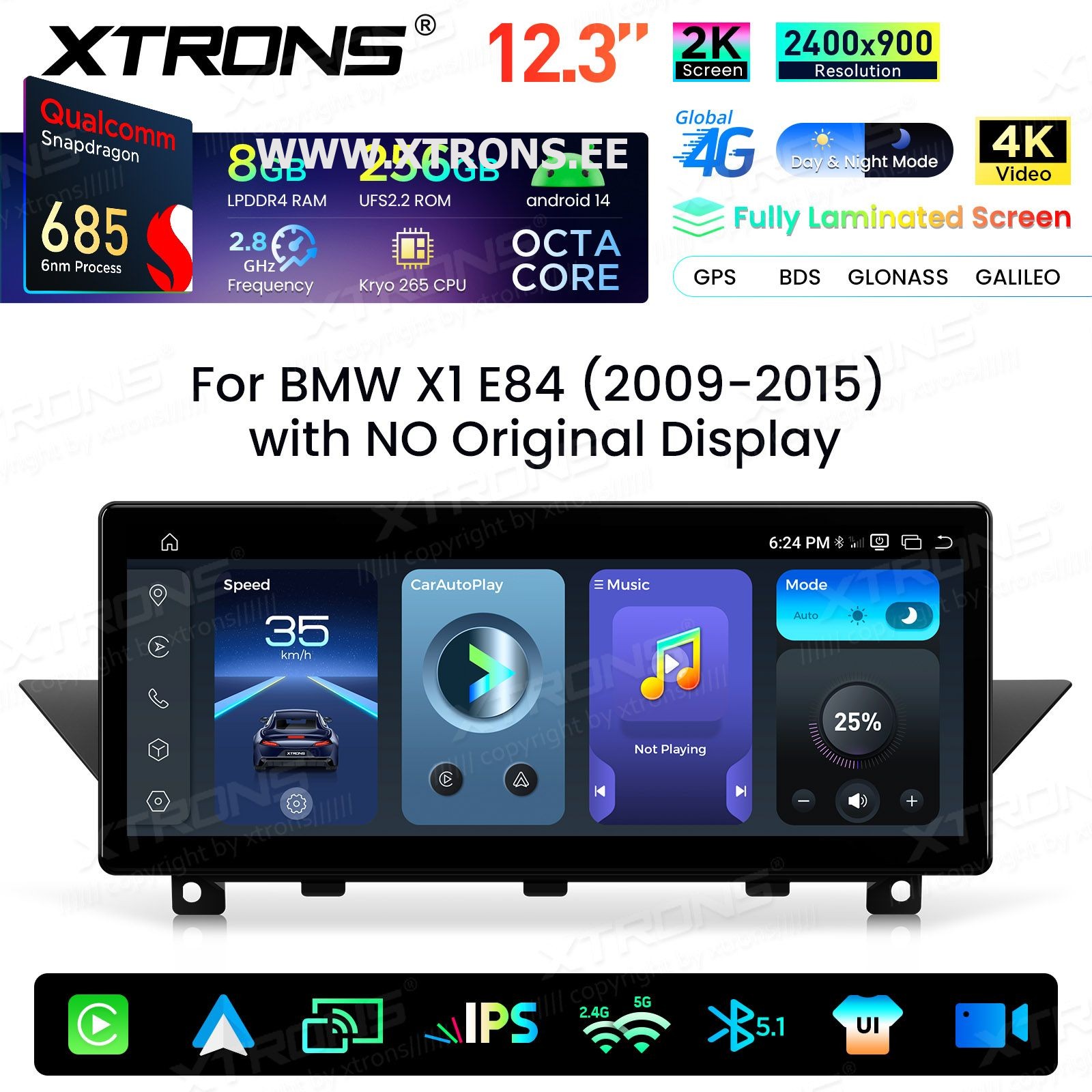 XTRONS QWBX24UMB12X1