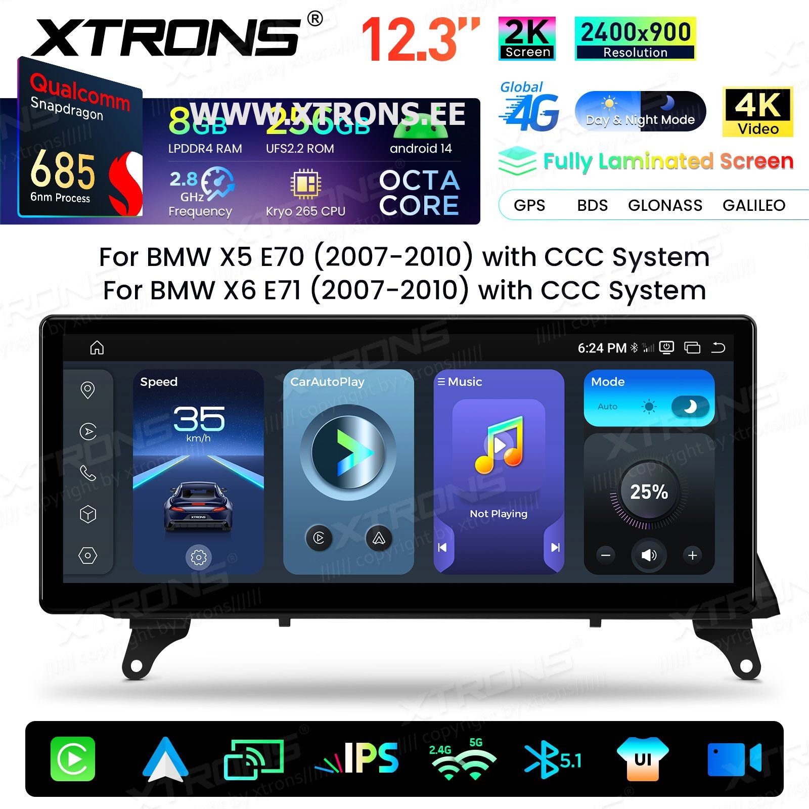 XTRONS QWBX24CCB12X5L