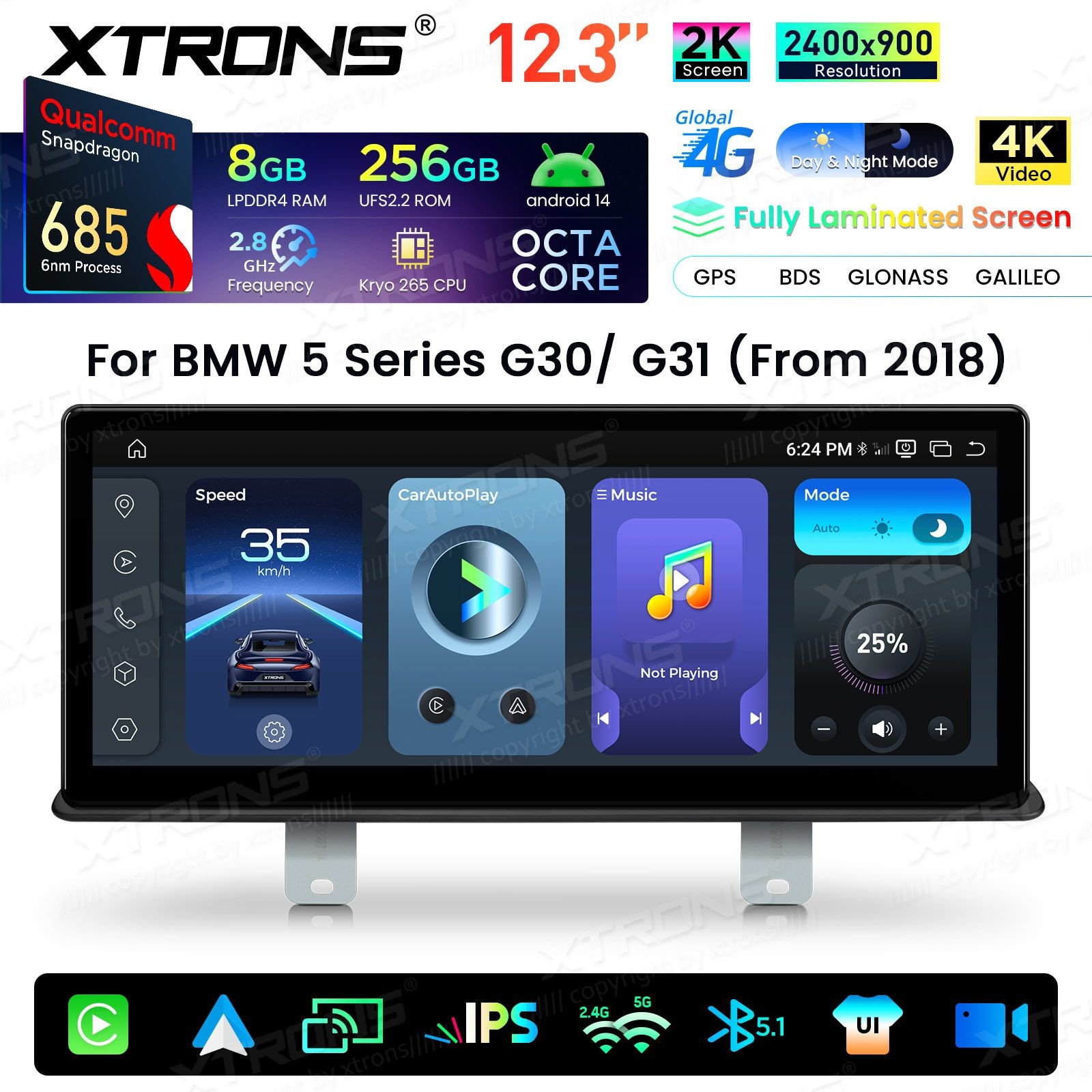 XTRONS QWBX24EVB12FVN