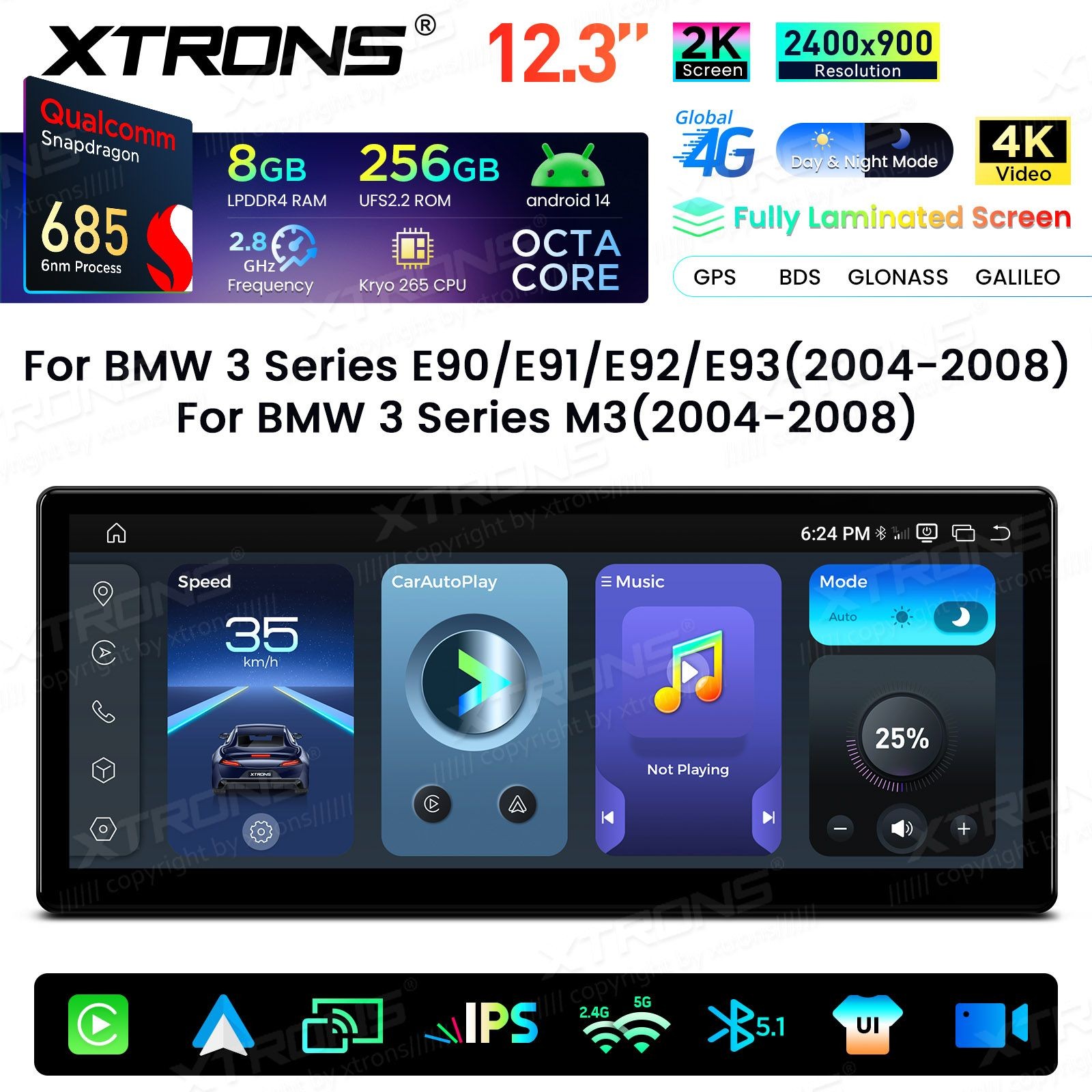 XTRONS QWBX24CCB12E92