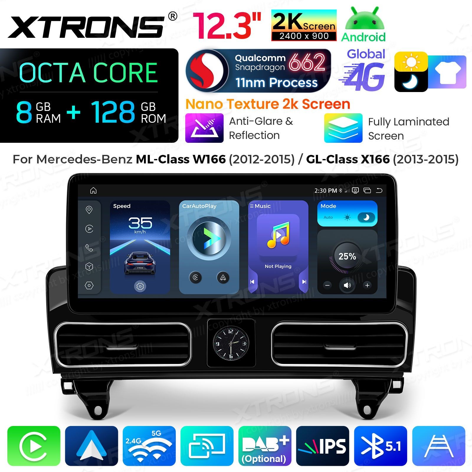 XTRONS QBMH2445M12ML45