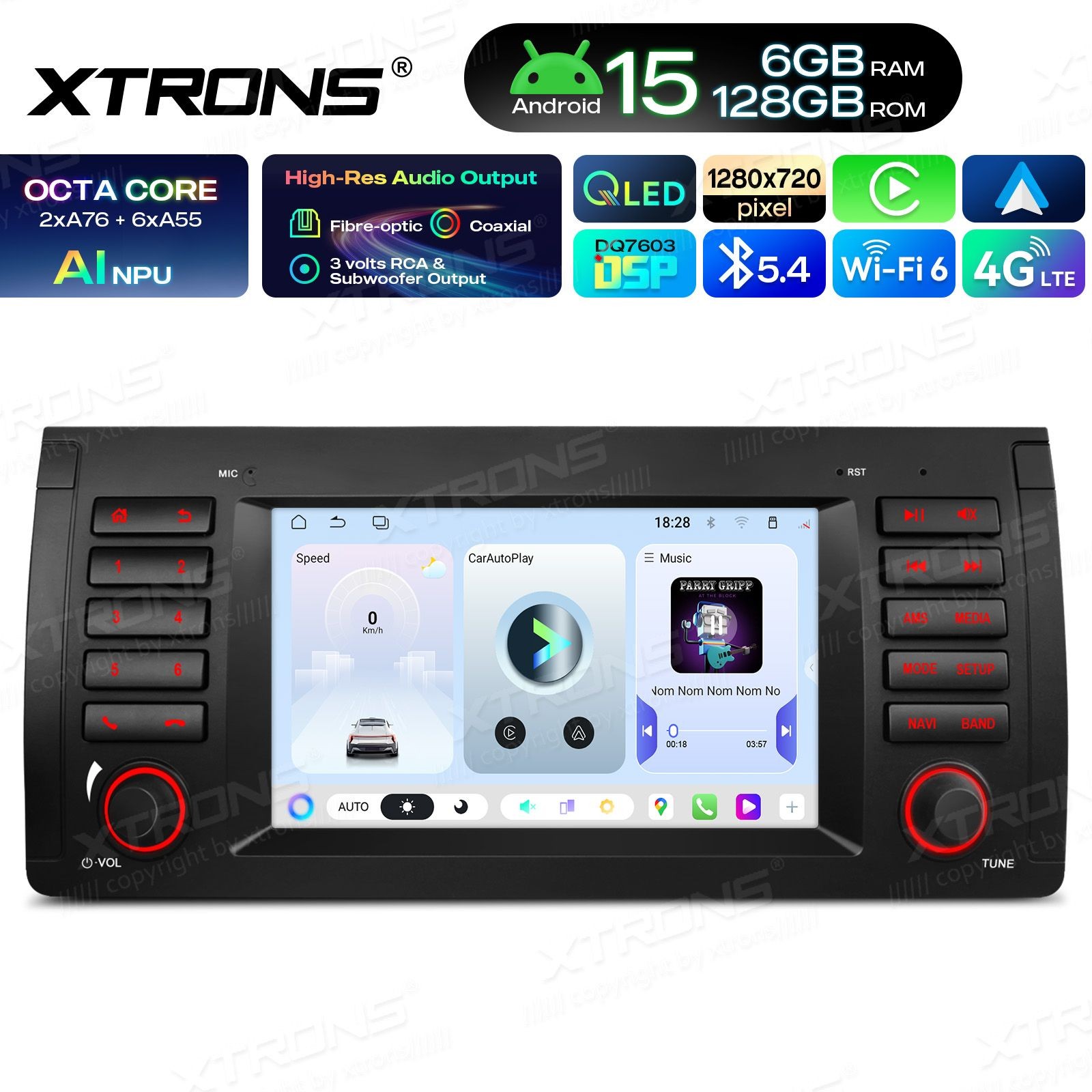 XTRONS UAH7553BL