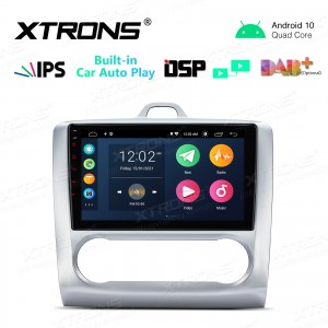 XTRONS PSP90FAF 9.0" FORD FOCUS II Multimeedia Android 10.0 Quad-Core