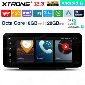 XTRONS QXM2245PM12BL 12.3" Mercedes-Benz B-Class W246 Multimeedia Android 12.0 Octa-Core