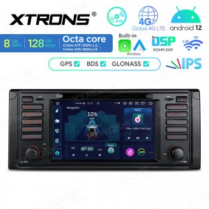 XTRONS IX7239BS 7.0" BMW E39 Multimeedia Android 12.0 Octa-Core