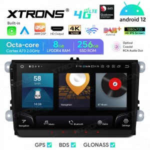 XTRONS IQ92MTVP 9.0" Volkswagen, Skoda, SEAT Multimeedia Android 12.0 Octa Core