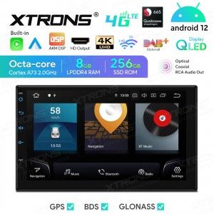 XTRONS TIQ722P 7.0" 2DIN Multimeedia Android 12.0 Octa Core