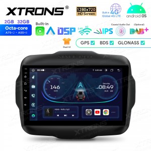 XTRONS IEP92RGJ 9.0" Jeep Renegade Multimeedia Android 13.0 Octa-Core
