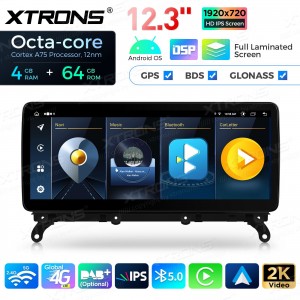 XTRONS QLB22EVB12X3 12.3" BMW X3 F25, X4 F26 NBT EVO Multimeedia Android 13.0 Octa-Core