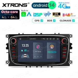 XTRONS PX74FSFBL 7.0" FORD Multimeedia Android 14.0 Octa-Core 4G