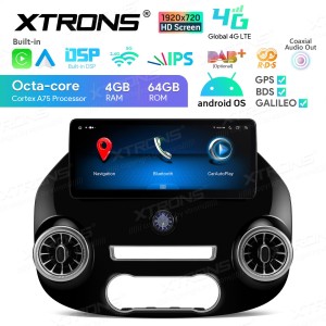 XTRONS IA24M447S 12.3" Mercedes-Benz Vito W447 Multimeedia Android 14.0 Octa-Core 4G