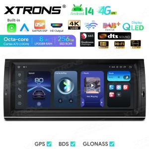 XTRONS IQ1453BH10.25" BMW X5 E53 Multimeedia Android 14.0 Octa Core 4G HDMI