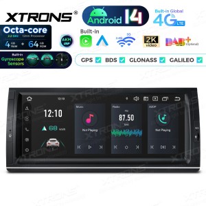 XTRONS PX1453BLHGS 10.25" BMW X5 E53 Multimeedia Android 14.0 Octa-Core 4G