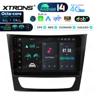XTRONS PXP94M211GDAB 9.0" Mercedes Benz CLS-Class/E-Class Multimeedia Android 14.0 Octa-Core 4G DAB+