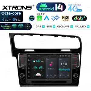 XTRONS PX94GFVLGDAB 9.0" VOLKSWAGEN Golf 7 Multimeedia Android 14.0 Octa-Core 4G DAB+