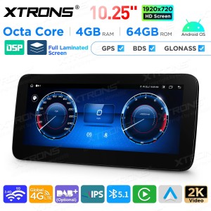 XTRONS QAMS1450M12BL 10.25" Mercedes-Benz B-Class W246 NTG 5.0, 5.1, 5.2 Multimeedia Android 14 Octa-Core