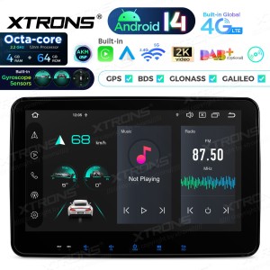 XTRONS TX123GS 10.1" 2DIN Multimeedia Android 14.0 Octa-Core 4G