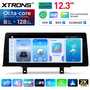 XTRONS QGB24NB12X3 12.3" BMW X3 F25, X4 F26 NBT Multimeedia Android 14.0 Octa-Core 4G