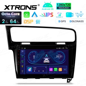 XTRONS IDSP10GFVL 10.1" Volkswagen Golf 7 Multimeedia Android Octa-Core
