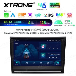 XTRONS IAH84CMPL 8.0" Porsche 911, Cayman, Boxster Multimeedia Android 14.0 Octa-Core