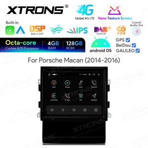 XTRONS IAH84MCPT 8.4" Porsche Macan PCM 3.1 Multimeedia Android 14.0 Octa-Core 4G