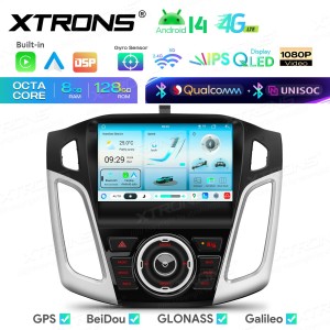 XTRONS IMHP94FSF 9.0" FORD Focus Multimeedia Android 14.0 Octa Core 4G