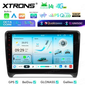 XTRONS IMHP94TTA 9.0" AUDI TT Multimeedia Android 14.0 Octa Core 4G