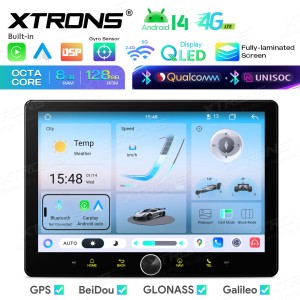 XTRONS TIMH128L 10.1" 2DIN Multimeedia Android 14.0 Octa-Core 4G