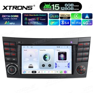 XTRONS UAH75M211L 7.0" Mercedes-Benz W211, W219 Multimeedia Android 15.0 Octa-Core 4G