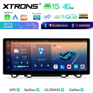 XTRONS IMHP24CRHN 12.3" Honda CR-V Multimeedia Android 15.0 Octa-Core 4G
